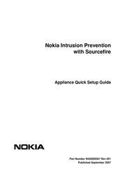 Nokia Intrusion Prevention Quick Setup Manual
