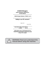 Wood-mizer G19 Safety, Operation, Maintenance & Parts Manual