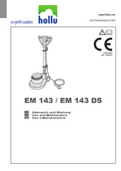 hollu EM 143 Use And Maintenance