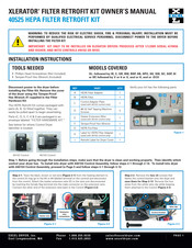 Excel XLERATOR 40525 Owner's Manual