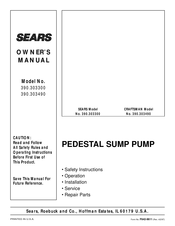 Sears 390.303300 Owner's Manual