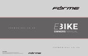 E-Bike FOR1717 Owner's Manual