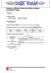 LG LG-UD6100 Service Manual