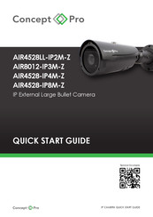 Concept Pro AIR8012-IP3M-Z Quick Start Manual