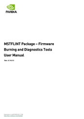 Nvidia Mellanox MSTFLINT Manual