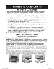 Hamilton Beach AC21 Quick Start Manual