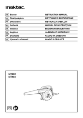 Maktec MT402 Instruction Manual