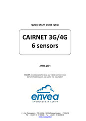 envea CAIRNET Quick Start Manual
