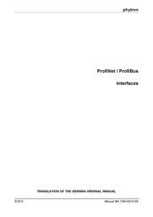 phytron ProfiNet Translation Of The Original Manual