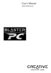 Creative BLASTER PC M004 User Manual