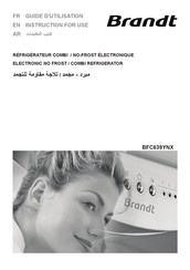Brandt BFC639YNX Instructions For Use Manual