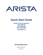 Arista DCA-NDR-A5 Quick Start Manual