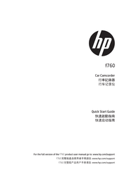 HP Compaq Presario,Presario F760 Quick Start Manual