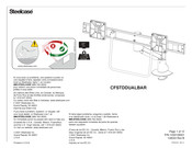 Steelcase CFSTDDUALBAR Assembly Instructions Manual