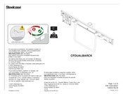 Steelcase CFDUALBARCK Assembly Instructions Manual