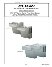 Elkay VRCTL Series Installation, Care & Use Manual