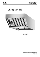 Bartscher Kompakt 300 Instruction Manual