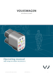 Volkswagen VAS 6558/10-2 Operating Manual