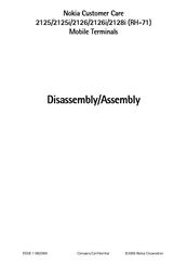 Nokia 2126i Disassembly/Assembly