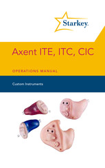 Starkey Axent ITC Operation Manual