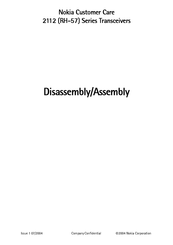 Nokia RH-57 Series Disassembly/Assembly