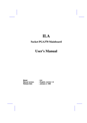 Socket ILA User Manual