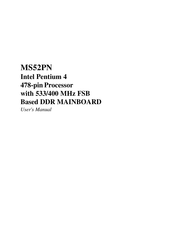 Shuttle MS52PN User Manual