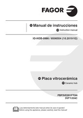 Fagor 3VFT-33AC Instruction Manual