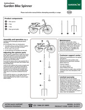 Gardenline JS-C074 Instructions