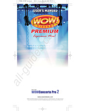 WOW! Videoke Premium WOWConcerto Pro2 User Manual