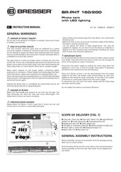 Bresser BR-PHT 160 Instruction Manual