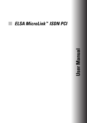 ELSA MicroLink ISDN PCI User Manual