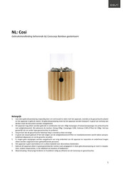 Cosi Cosiscoop Bamboo User Instructions