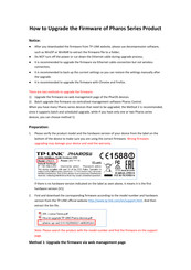 TP-Link Pharos CPE210 How To Upgrade The Firmware