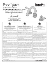 Black & Decker Price Pfister TwistPfit Savannah 49-H Series Manual