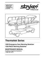 Stryker Medical Thermaltek 1030 Maintenance Manual