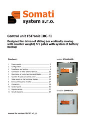 Somati system FSTronic IRC-FI 2A COMPACT Manual