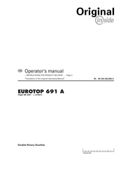 Pottinger Landsberg Eurotop 601 Operator's Manual