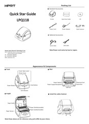 HPRT LPQ118 Quick Star Manual