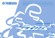 Yamaha Bws YW125 Owner's Manual