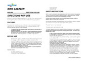 Weitech BIRD LAZZZER Directions For Use