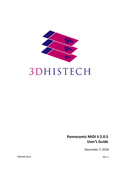 3D Histech Pannoramic MIDI II 2.0.5 User Manual