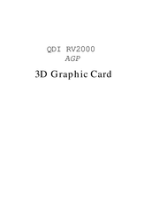 Legend QDI RV2000 AGP Manual