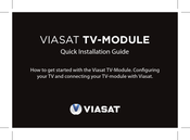 ViaSat TV-MODULE Quick Installation Manual
