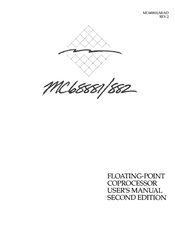 Freescale Semiconductor MC68882 User Manual
