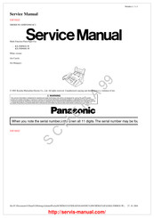 Panasonic KX-FM90HG-W Service Manual