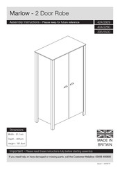 Argos Marlow 404/2260 Assembly Instructions Manual