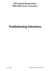 Nokia NPM-6 Series Troubleshooting Instructions