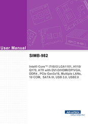 Advantech SIMB-982 User Manual
