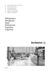 Dedietrich DRF612JE Instructions For Use Manual